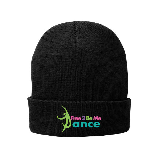 F2BMD Embroidered Flip Beanie Thumbnail